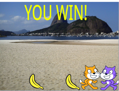 Starfish Jump but it's cat jumping banana