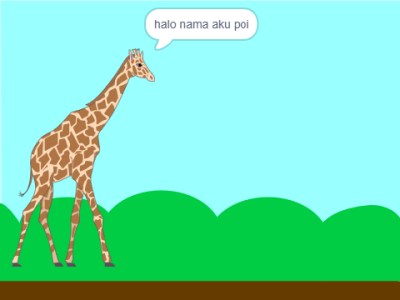 Poi si Jerapah Bicara