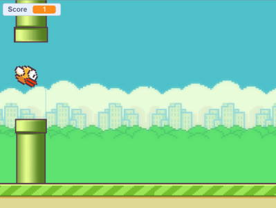 Flappy Bird (But in Scratch)