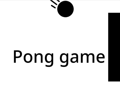 Pong game