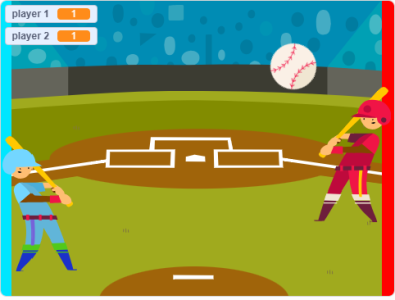 2 player baseball game